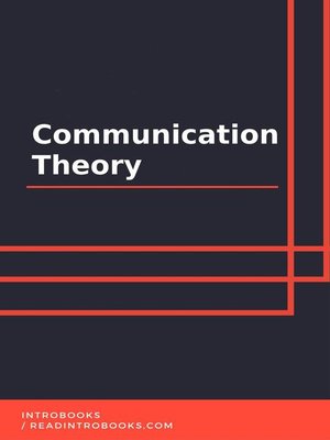 cover image of Communication Theory